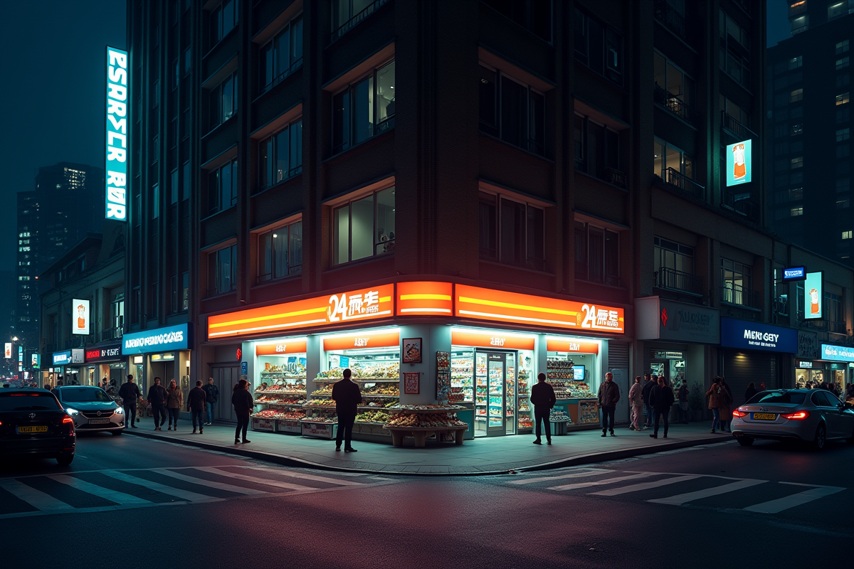 épicerie nuit