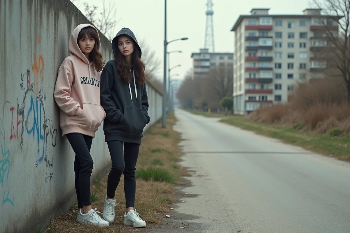 Deux adolescentes près d