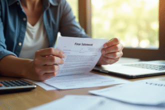 Personne soulagée déchirant un dernier relevé de prêt immobilier